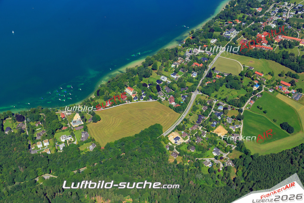 Luftbild von Starnberger_see Berg - Luftaufnahme wurde 2017 von https://frankenair.de mittels Flugzeug (keine Drohne) erstellt - die Geschenkidee