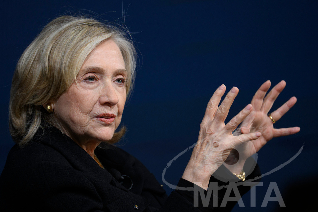 _DWA3866 | Die US-Politikerin Hillary Clinton auf der Veranstaltung Bridging Scholarship and Statecraft im Rahmen der Münchner Sicherheitskonferenz 2026. München, 13.02.2026 Bayern Deutschland  - Realisiert mit Pictrs.com