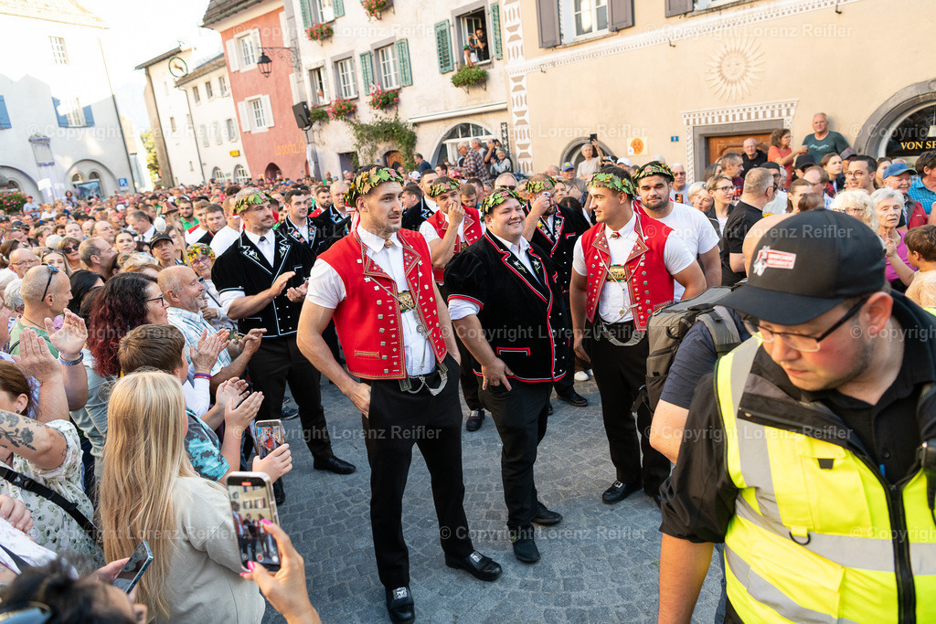 Schwingen -  ESAF Empfang Schwingerkönig 2025 | Maienfeld, 3.9.25, Schwingen - ESAF Empfang Schwingerkönig.