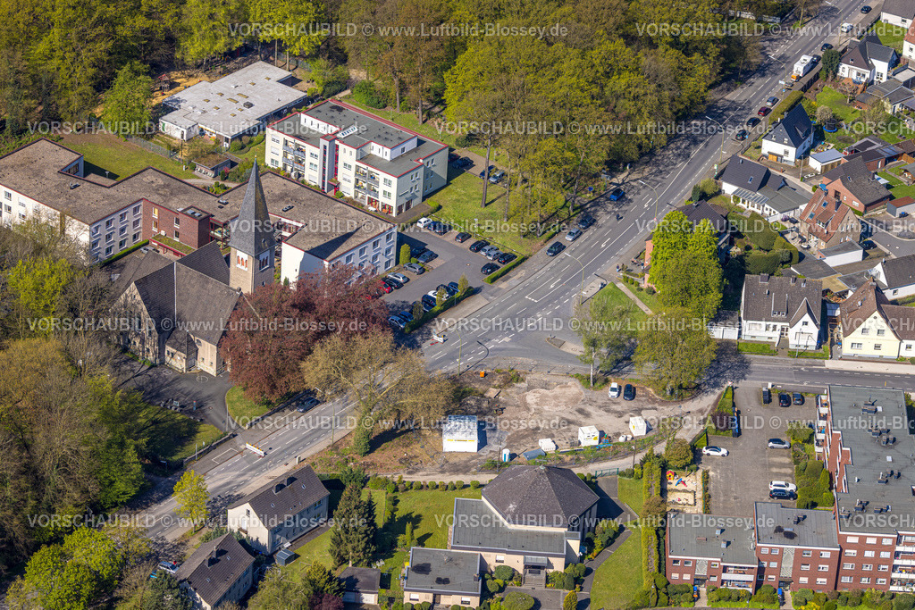Hamm230400481 | Luftbild, Evang. Kreuzkirche, Hammer Straße, Baugebiet, Bockum-Hövel, Hamm, Ruhrgebiet, Nordrhein-Westfalen, Deutschland