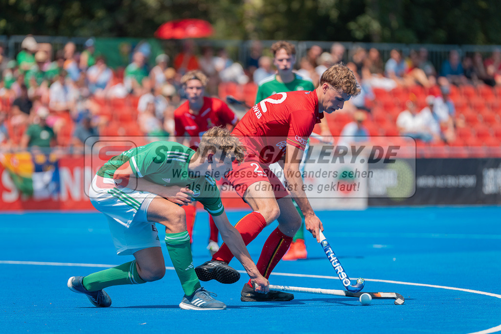 HK_20230709_100124 | Euro Hockey MU18 Belgium - Ireland Championship Girls &amp; Boys am 9.7.2023 CHTC , Krefeld ,