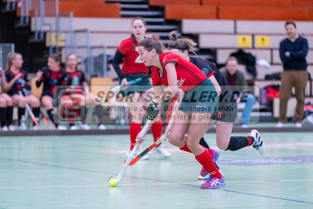 HK_20241214_100148 | 2. Bundesliga Halle Damen Crefelder HTC - DSD Düsseldorf am 14.12.2024 Halle Glockenpitz, Krefeld ,