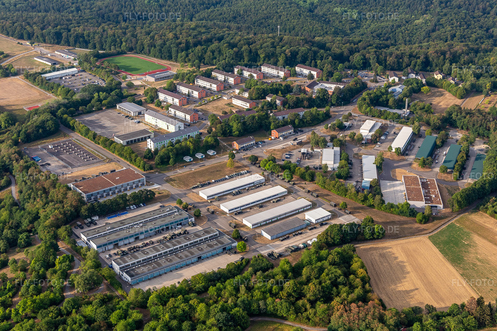 Luftbild: Feldjägerdienstkommando Bruchsalm ABC-Abwehrbataillon 750 