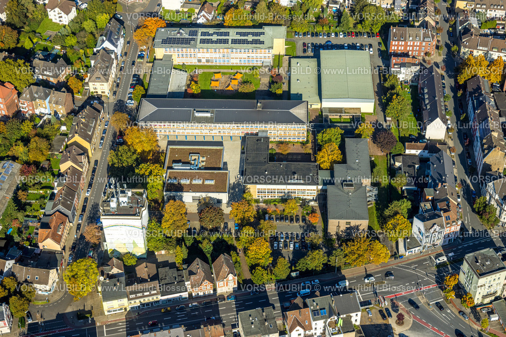 Hamm241007335 | Luftbild, Eduard-Spranger-Berufskolleg mit Gebäude Neubau und Friedrich-List-Berufskolleg, Hochbunker am Vorheider Weg, Mitte, Hamm, Ruhrgebiet, Nordrhein-Westfalen, Deutschland