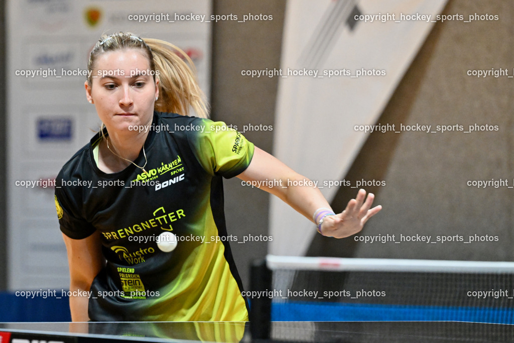 SCO Ossiachersee Bodensdorf vs. SU Spk. Kufstein | Lea Paulin, SCO Ossiachersee Bodensdorf vs. SU Spk. Kufstein, SCO Ossiachersee Bodensdorf vs. SU Spk. Kufstein am 04.10.2024 in Bodensdorf (SCO Halle Bodensdorf), Austria, (Photo by Bernd Stefan)