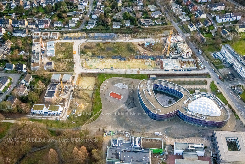Bochum230102173 | Luftbild, Baugebiet für neues Quartier 47 Querenburger Straße, Neues Gymnasium Bochum, Wiemelhausen, Bochum, Ruhrgebiet, Nordrhein-Westfalen, Deutschland