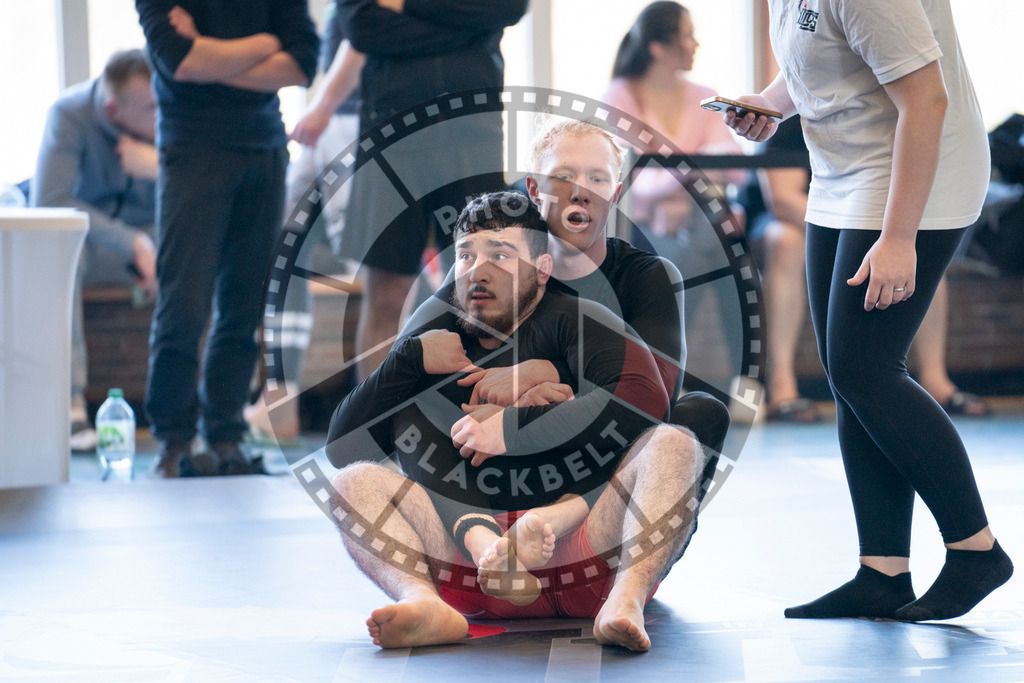 20240309PBB5955 | Fighters compete during the International Luta Livre (ILLCS) Spring Championship in Hannover, Germany, on March 9, 2024.