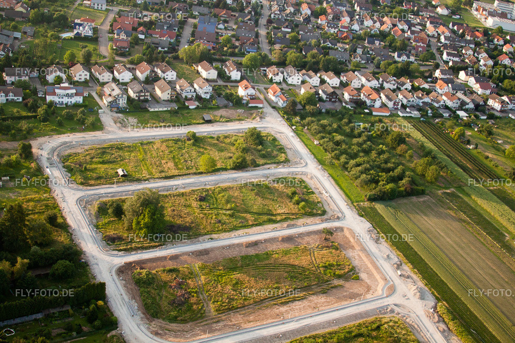 Erschliessung Neubaugebiet Beethovenstraße Richard-Wagner-Allee | Luftbild: Erschliessung Neubaugebiet Beethovenstraße Richard-Wagner-Allee im Ortsteil Urloffen in Appenweier im Bundesland Baden-Württemberg in Deutschland. Foto: IMG_28935.jpg vom 14.06.2010 durch Werner Riehm/FLY-FOTO.de - Realisiert mit Pictrs.com