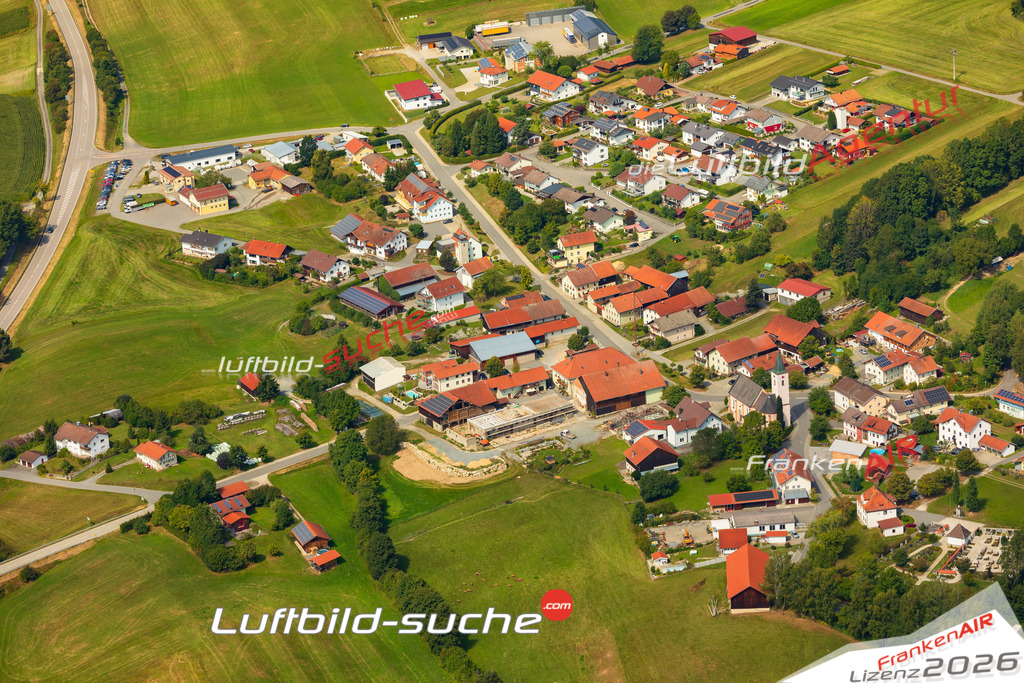 Luftaufnahme von  Eppenschlag - Die Luftaufnahme wurde 2025 vom UL-Flugzeug heraus erstellt ( keine Drohne ) - Hochauflösende Luftaufnahme - für professionelle Ausdrucke geeignet. Die Geschenkidee !Mit Lizenz und Bildrechte bestellbar