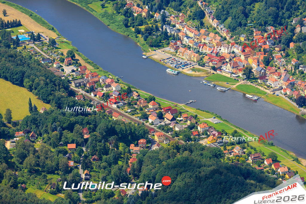 Die Luftaufnahme der Stadt Stadt-wehlen wurde vom UL-Flugzeug heraus erstellt ( keine Drohne )- hohe Auflösung für beste Qualität