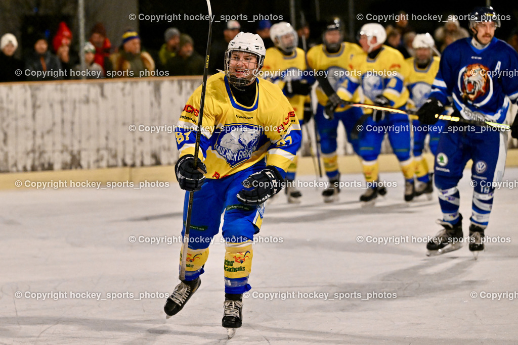 ELV Zauchen vs. EC Tigers Paternion  | #87 Kopeinig Marcel ELV Zauchen, ELV Zauchen vs. EC Tigers Paternion , ELV Zauchen vs. EC Tigers Paternion  am 02.01.2025 in Eisoval Zauchen (Stadthalle Villach), Austria, (Photo by Bernd Stefan)