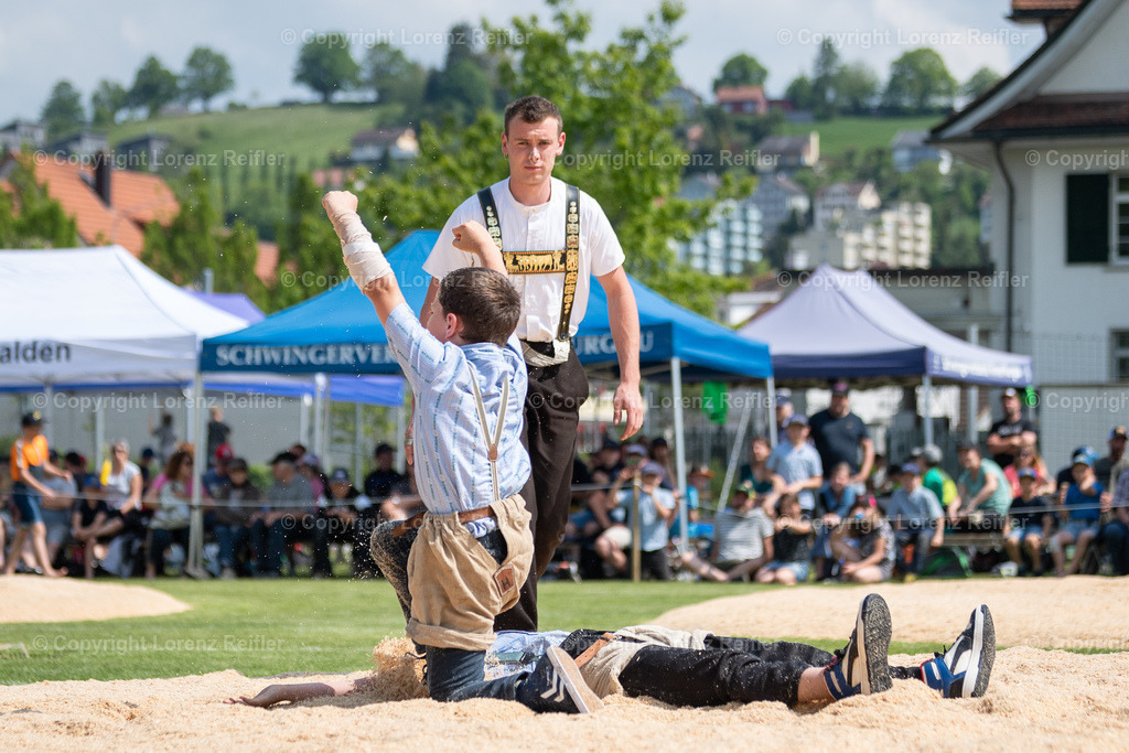 Schwingen -  Herisauer Buebeschwinget 2023 | Herisau Ebnet, 27.5.23, Schwingen - Herisauer Buebeschwinget.