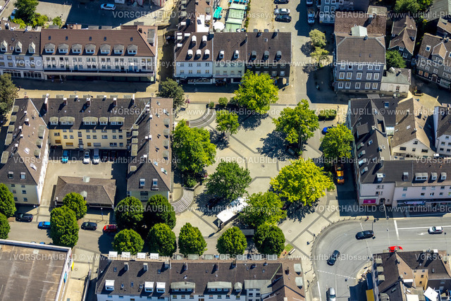 Schwelm230709100 | Luftbild, Märkischer Platz, Schwelm, Ruhrgebiet, Nordrhein-Westfalen, Deutschland