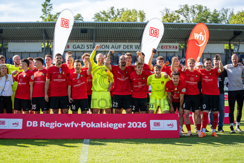 Stuttgarter Kickers vs. SG Sonnenhof Großaspach, Fussball, WFV-Pokal, Finale, 23.05.2026 | #,Stuttgarter Kickers vs. SG Sonnenhof Großaspach, Fussball, WFV-Pokal, Finale, 23.05.2026