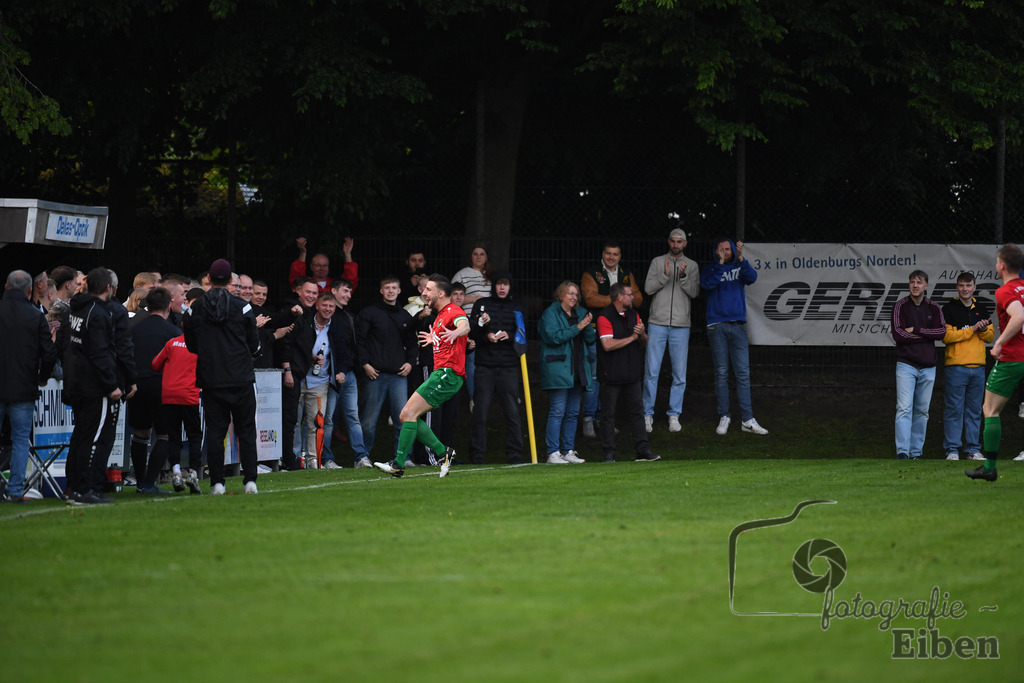 BV Bockhorn-SG FriPe | Relegation zur Kreisliga; BV Bockhorn (blau)-SG FriPe (rot) am 05.06.2025 in Oldenburg/Ofenerdiek (Lagerstraße), Photo: Philip Eiben 2025 - Realisiert mit Pictrs.com