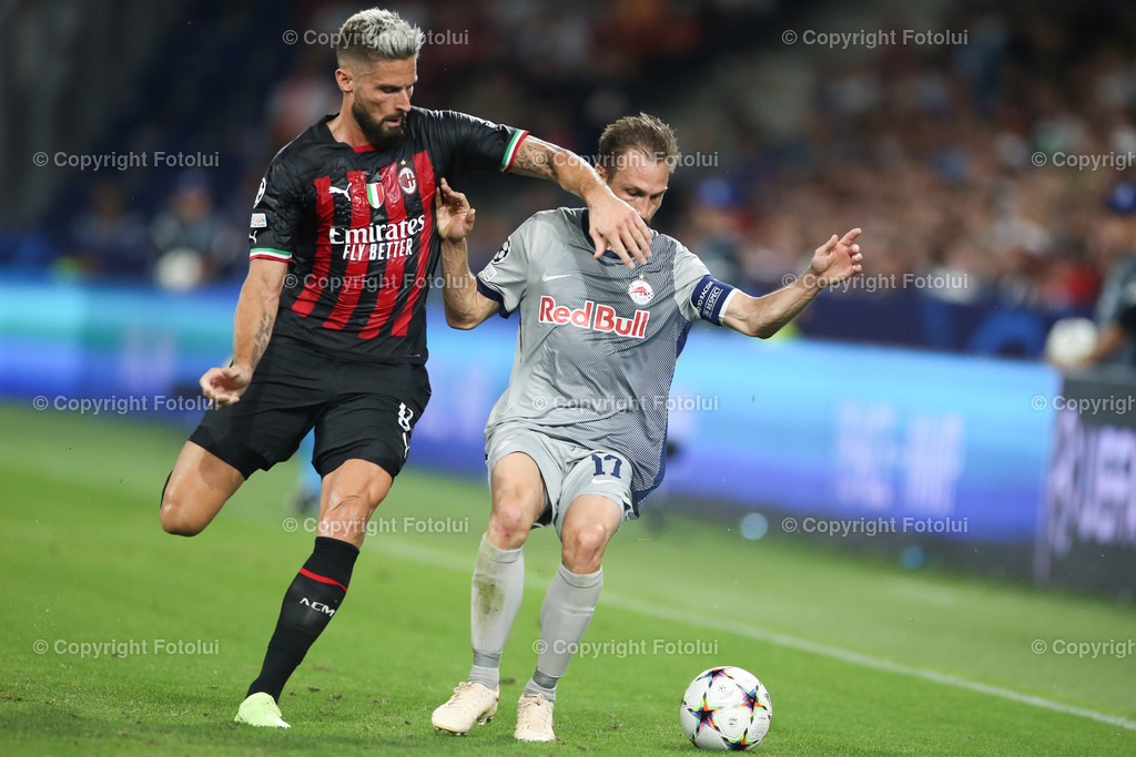 A_LUI_20220906_0012 | SPORT FUSSBALL CHAMPIONS LEAGUE FC RED BULL SALZBURG VS AC MILAN


IM BILD: Andreas Ulmer (RBS), Olivier Giroud ( AC Mailand )


FOTO:FOTOLUI/UW