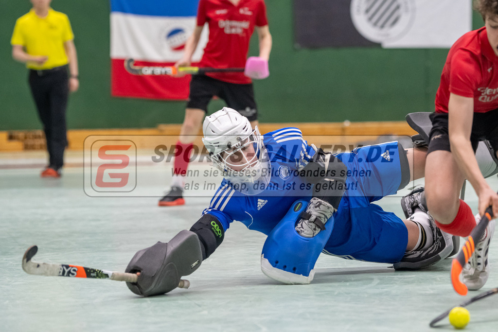 SFE_20230305_0051 | Deutsche Meisterschaft Männliche U16 Halle 2023 am 05.03.2023 in Köln (KTHC Stadion Rot-Weiss Köln Tennis and Hockey Club), Photo: Stephan Fehrmann 2022 (Sports-Gallery)