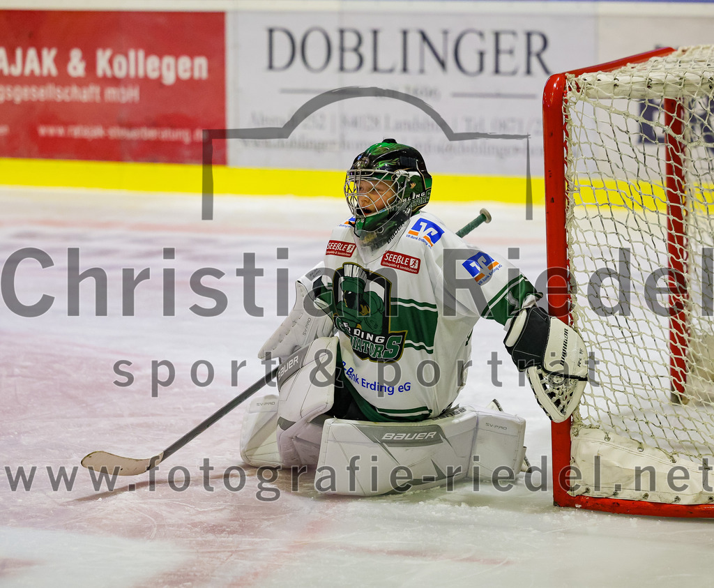 2025-11-02_079_TSV_Erding_gegen_EV_Fuessen | Erding, Deutschland, 02.11.2025:Eishockey, Oberliga Süd 2025 / 2026, 15. Spieltag, TSV Erding gegen EV Füssen, Endergebnis: 2:6Foto: Christian Riedel / fotografie-riedel.net