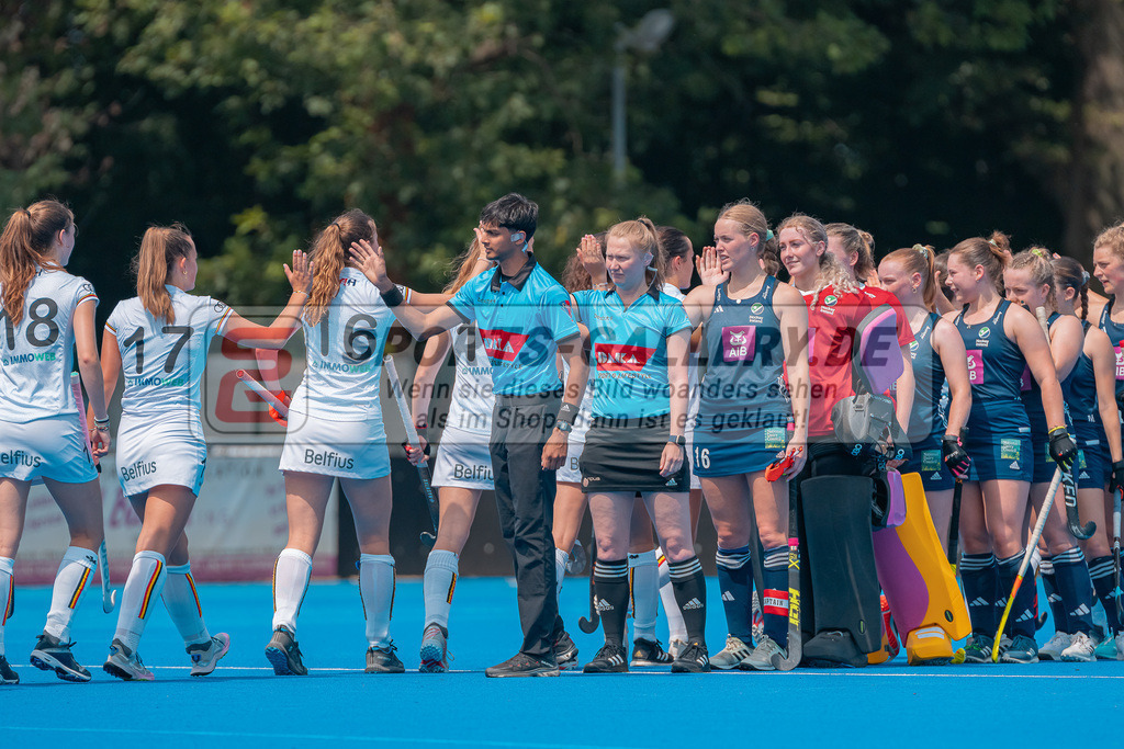 HK_20230709_100155 | Euro Hockey WU18 Belgium - Ireland Championship Girls &amp; Boys am 9.7.2023 CHTC , Krefeld ,