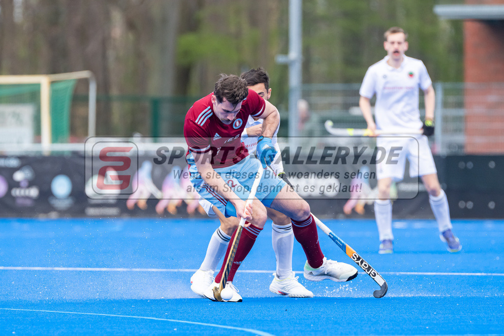 HK_20230415_106841 | 1. Bundesliga Herren Crefelder HTC - UHC Hamburg am 14.4.2023 Crefelder HTC, Krefeld , Schwarzhaupt Benedikt ( UHC Hamburg #32 )