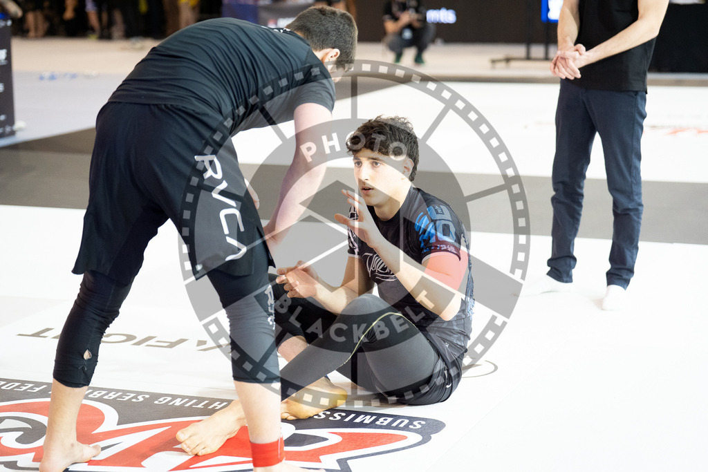 20260214PBB0828 | Fighters compete during the ADCC European Trials  competition day 1 in Belgrade, Serbia, on February 14, 2026.