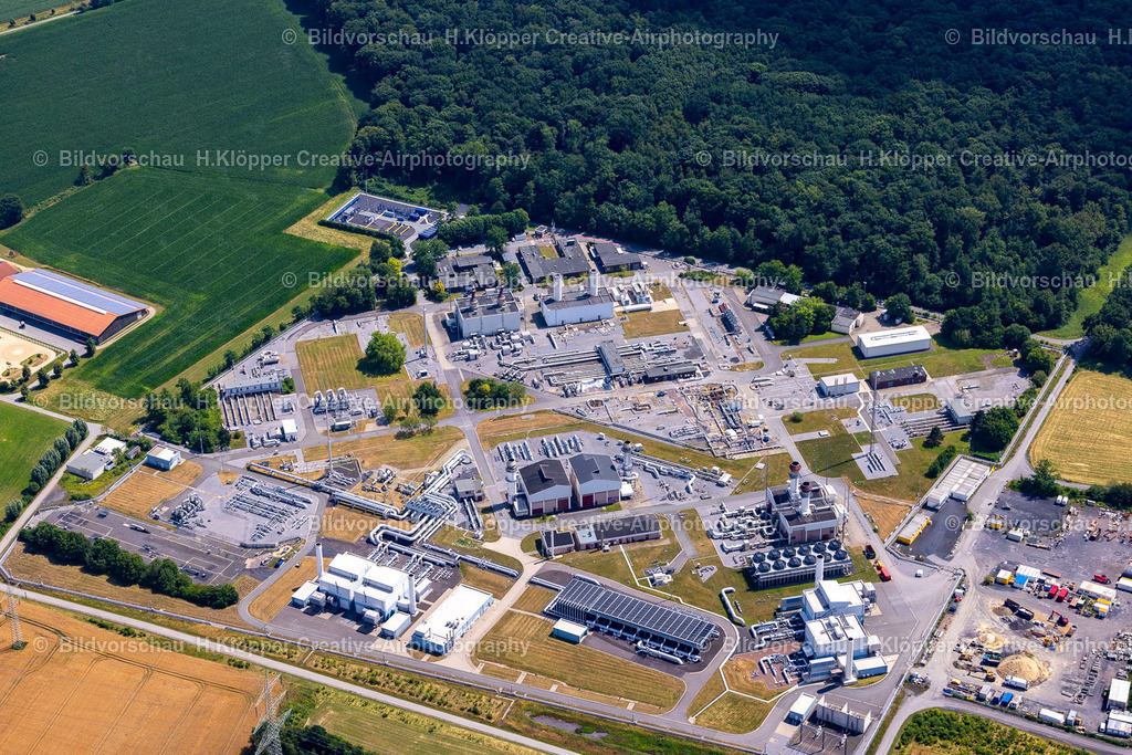 Luftbild Werne-5162 | Luftbildfotografie Verdichterstadion und Pumpwerk für Erdgas " Open Grid Europe " in Werne im Bundesland Nordrhein-Westfalen, Deutschland - Realisiert mit Pictrs.com