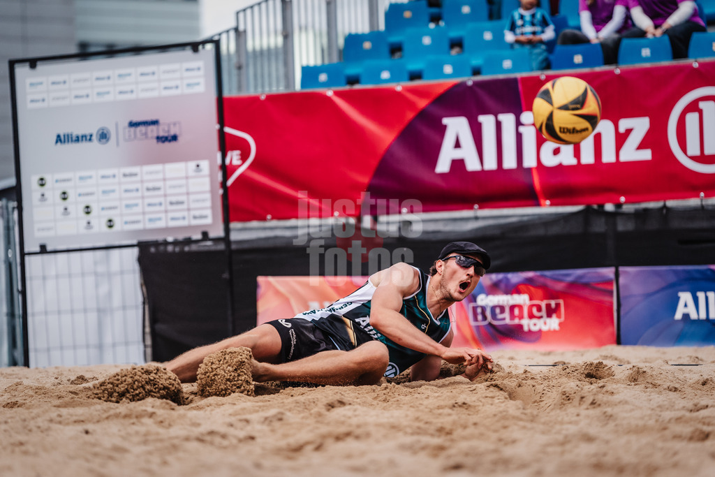Beachvolleyball | Männer | Allianz German Beach Tour 2025 | Tourstop Hamburg | 29.05.2025 | Simon Pfretzschner