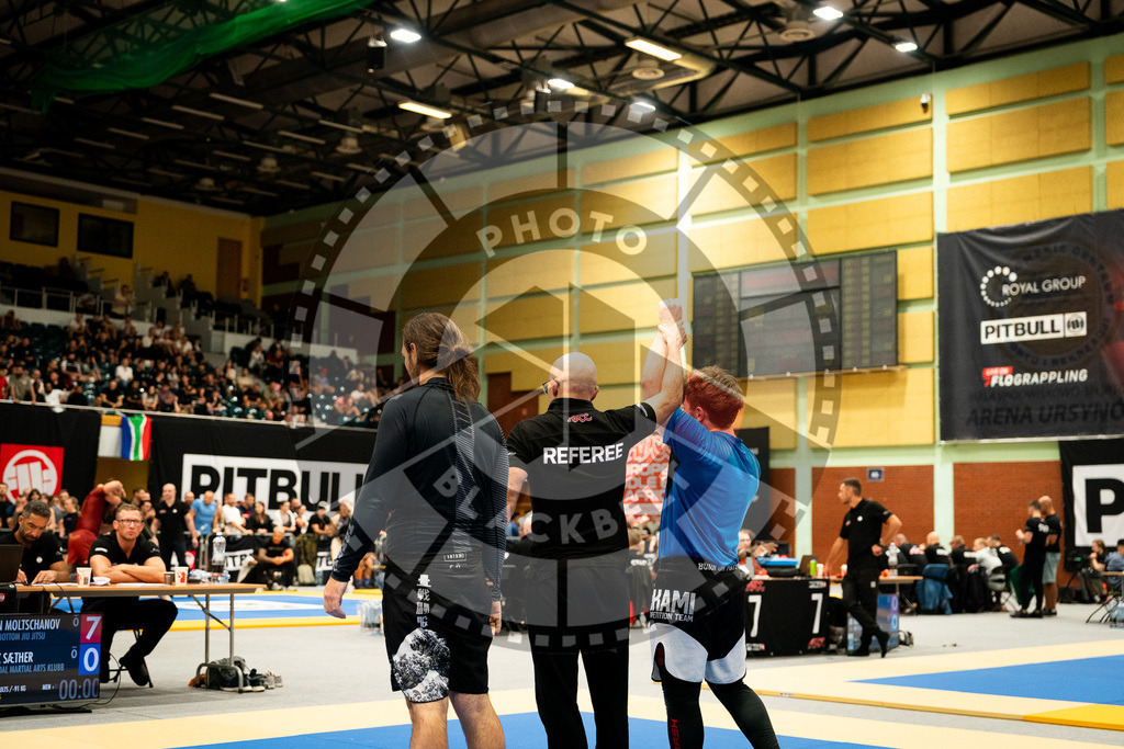 20250906PBB3418 | Fighters compete during the ADCC European Trials  competition in Warsaw, Poland, on September 6, 2025.