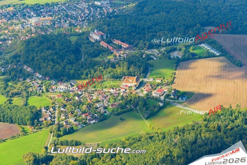 Luftaufnahme von Scheinfeld Vs Google Maps- Die Luftaufnahme wurde 2025 vom UL-Flugzeug heraus erstellt ( keine Drohne ) - Hochauflösende Luftaufnahme - für professionelle Ausdrucke geeignet. Die Geschenkidee !Mit Lizenz und Bildrechte bestellbar