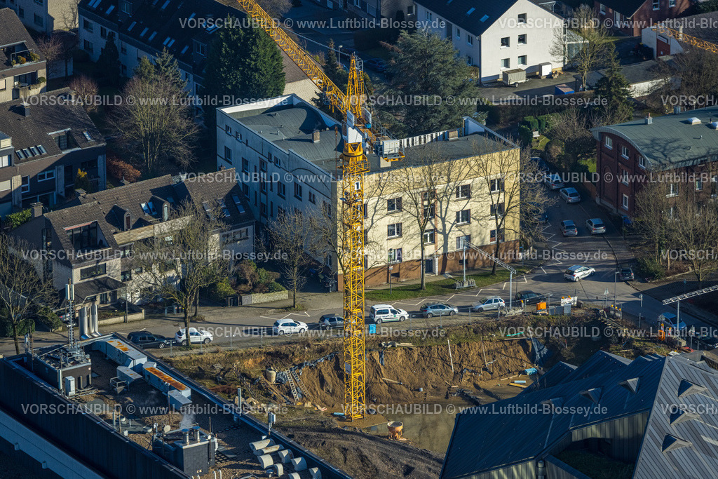Bochum240103629 | Luftbild, Baustelle Paulstraße, Wiemelhausen, Bochum, Ruhrgebiet, Nordrhein-Westfalen, Deutschland