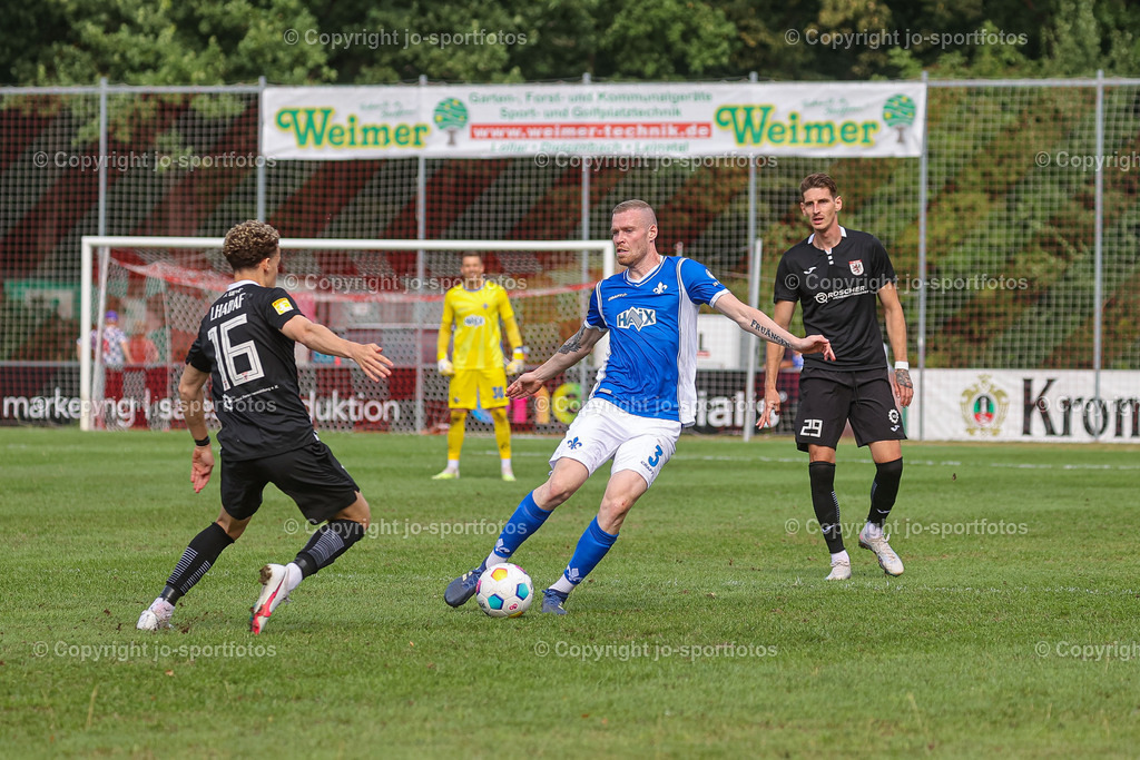 Giessen_Darmstadt (278) | 16.07.2023; Testspiel; Waldstadion Gießen; FC Gießen - SV Darmstadt 98; Ergebnis: 2:0 (0:0)