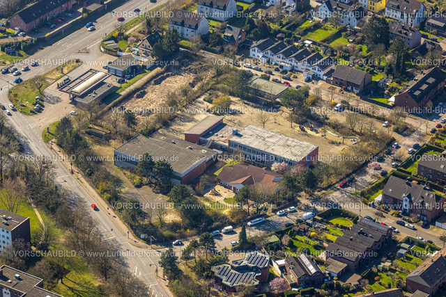 Duisburg240303163 | Luftbild, Städt.Gem.Grundschule GGS Im Reimel und Städt. Kita Kindertageseinrichtung, Mündelheim, Duisburg, Ruhrgebiet, Nordrhein-Westfalen, Deutschland, Duisburg-S