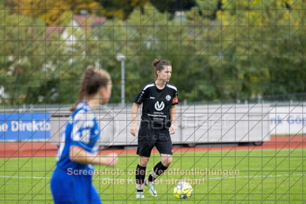 20251012_122007_0095 | #,1.FC Donzdorf II (schwarz) vs. TSV Silmingen (blau), Fussball, Frauen-Quali Bezirksliga - Bezirk Neckar/Fils, 05. Spieltag, Saison 2025/2026, Rasenplatz Lautertal Stadion, Süßener Straße 16, 73072 Donzdorf, 12.10.2025 - 11:00 Uhr,Foto: PhotoPeet-Sportfotografie/Peter Harich
