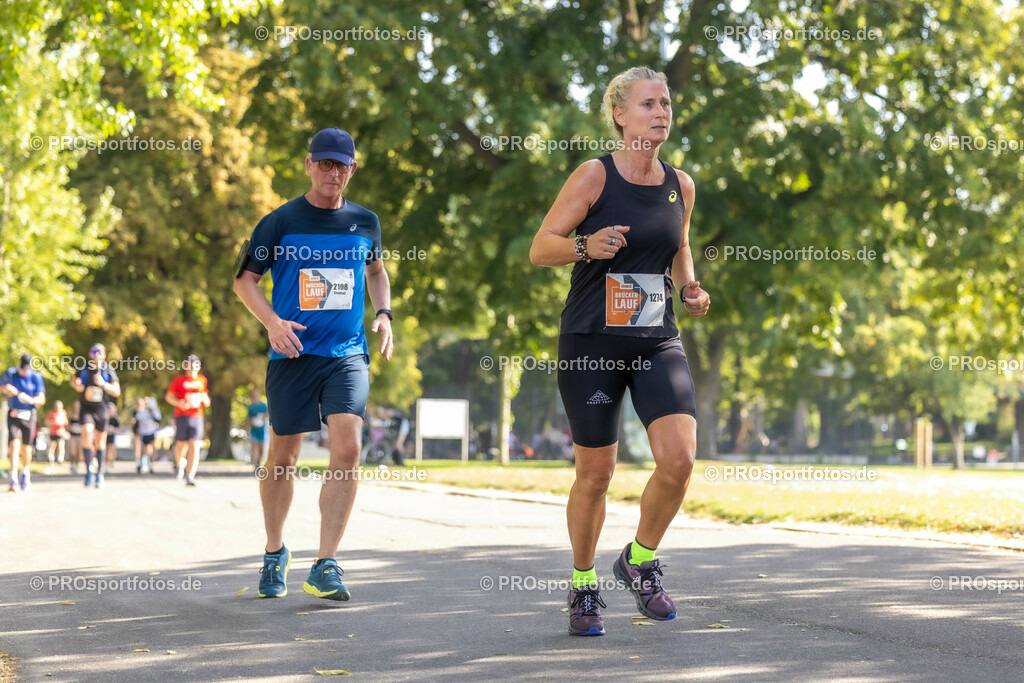 ASV OBI Brueckenlauf 2023 ; 10.09.2023 | Impressionen im Bereich des Katzenbuckels und des Rheinparks; ASV OBI Brueckenlauf 2023  am 10.09.2023 im Bereich Katzenbuckel und Rheinpark in Koeln/Deutschland. Photo: Ulrich Fassbender