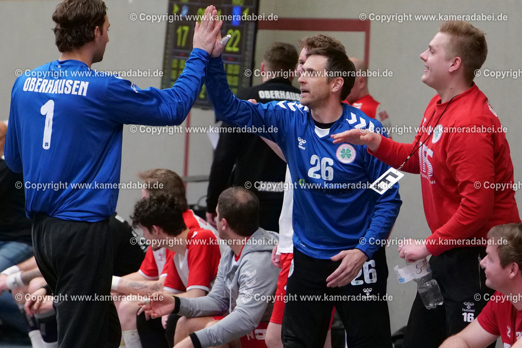 Handball : Verbandsliga Herren: TB Oberhausen - RW Oberhausen  am 12.04.2026 in Oberhausen. | Handball : Verbandsliga Herren: TB Oberhausen - RW Oberhausen  am 12.04.2026 in Oberhausen. - Realisiert mit Pictrs.com