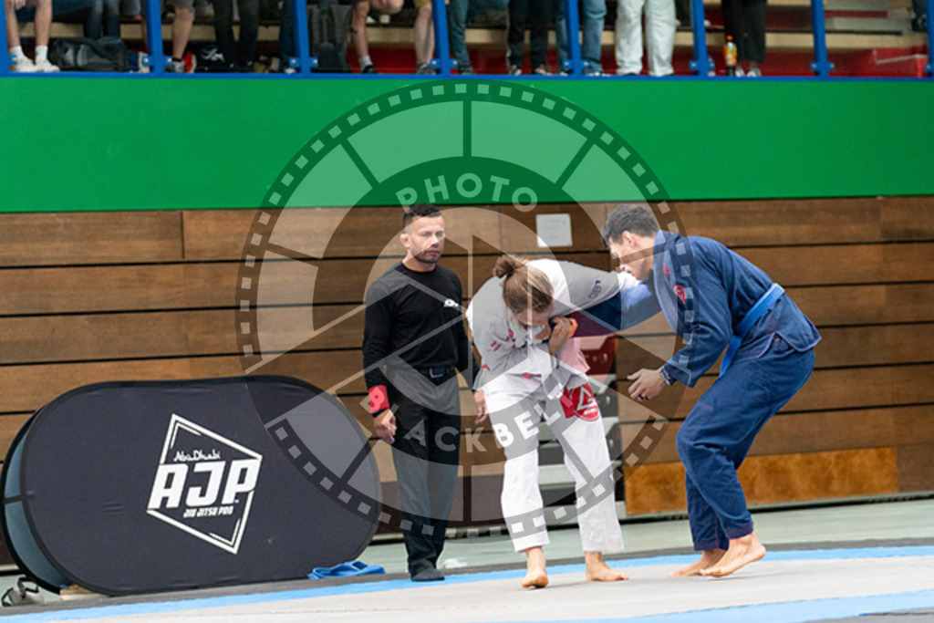 20230826PBB52350 | Fighters compete during the AJP INTLPRO BJJ and grappling competition in Hamburg, Germany, on August 26 2023.