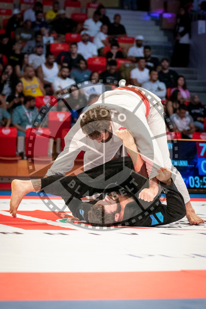 20231107PBB5957 | Fighters compete during the AJP World Master Championship in the Mubadala Arena in Abu Dhabi, Arab United Emirates, on November 7, 2023.