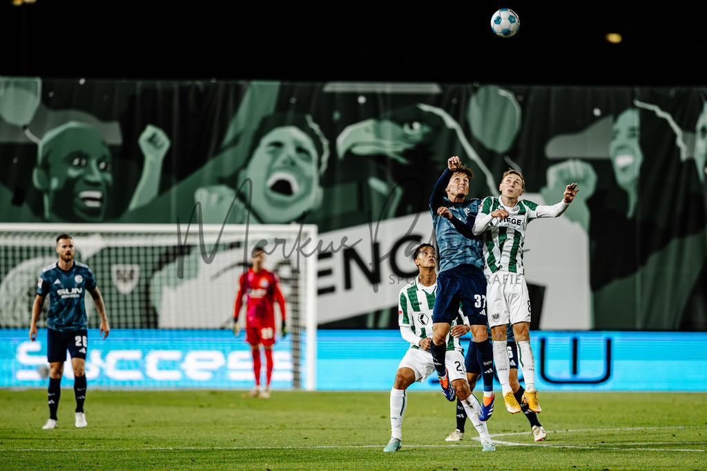 2. Bundesliga, Saison 2024/25, 7. Spieltag: SC Preußen Münster - FC Schalke 04 | Münster, 28.09.2024: 2. Bundesliga, 7. Spieltag, SC Preußen Münster gegen FC Schalke 04 im LVM-Preußenstadion in Münster. Foto: sportfotografie.ms | Markus Paletta - Realisiert mit Pictrs.com