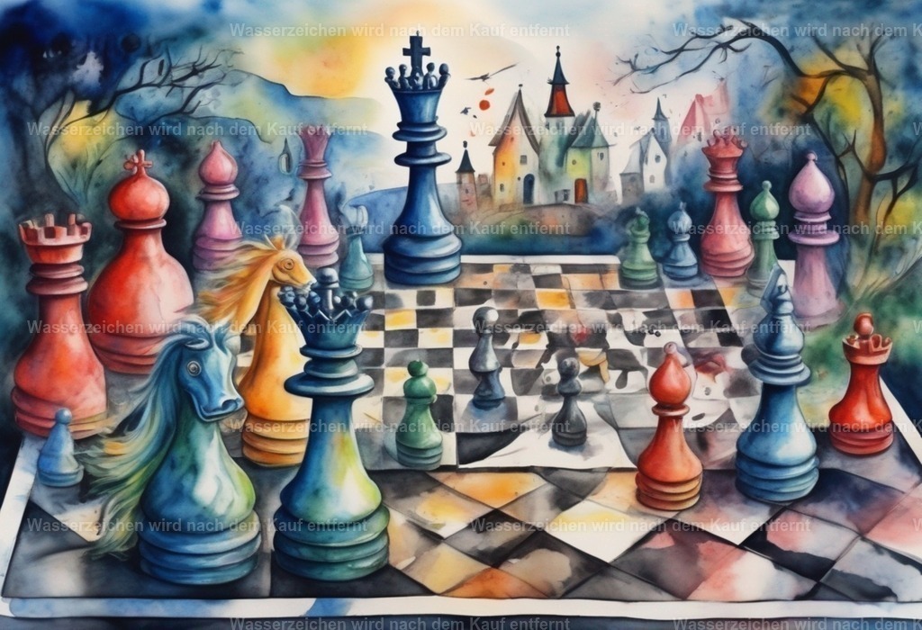 Schach Zubehör Bunt | Entdecke einzigartige Schach Poster, Leinwandbilder, T-Shirts &amp; Tassen im Bildershop. Perfekt für Schachfans &amp; als Geschenk! Jetzt Schachmotive online kaufen und stilvoll Akzente setzen. - Realisiert mit Pictrs.com