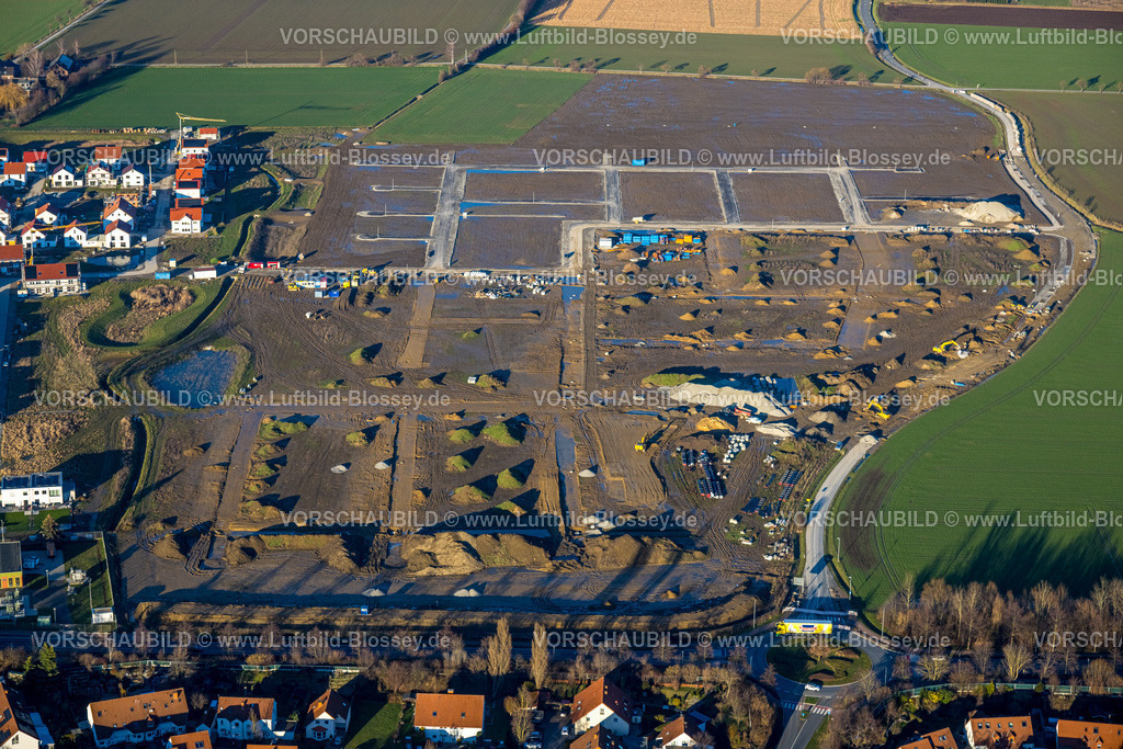 Soest230206189 | Luftbild, Baugebiet Wohnquartier Neuer Soester Norden, zwischen Oestinghauser Landstraße und Weslarner Weg, Walburger, Soest, Soester Börde, Nordrhein-Westfalen, Deutschland