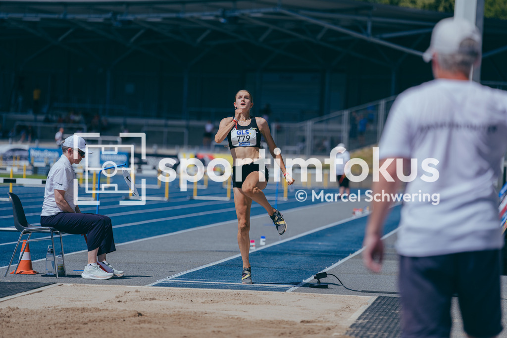 Deutsche Meisterschaften U20 / U16 2026 | Matilda Leowald, ART Düsseldorf, 779, Weitsprung, Deutsche Meisterschaften der U20 &amp; U16 2026, Lohrheidestadion Bochum-Wattenscheid, 12.07.2026. Foto: Marcel Schwering / sportimfokus - Realisiert mit Pictrs.com