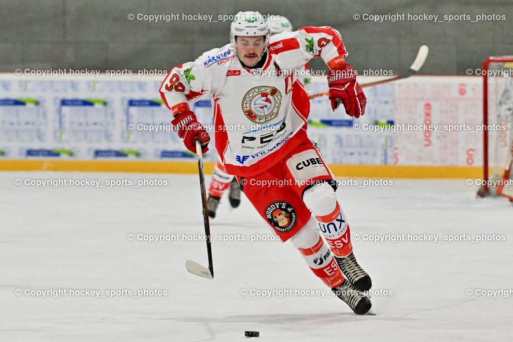 ESV FERLACH vs. ESC SOCCERZONE STEINDORF | #90 Schubernig Markus ESV Ferlach, ESV FERLACH vs. ESC SOCCERZONE STEINDORF, ESV FERLACH vs. ESC SOCCERZONE STEINDORF am 22.11.2024 in Ferlach (Eishalle Ferlach ), Austria, (Photo by Bernd Stefan)