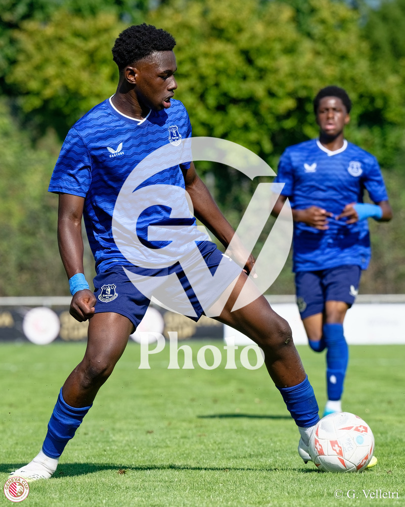 GenevaCup Group Phase - SL Benfica v Everton FC | during the GenevaCup Group Phase match between SL Benfica and Everton FC at Stade des Arberes in Meyrin, Switzerland