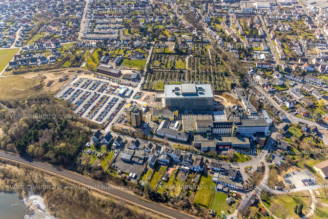 Arnsberg220301988Neheim | Luftbild, Klinikum Hochsauerland in Hüsten, Arnsberg, Sauerland, Nordrhein-Westfalen, Deutschland