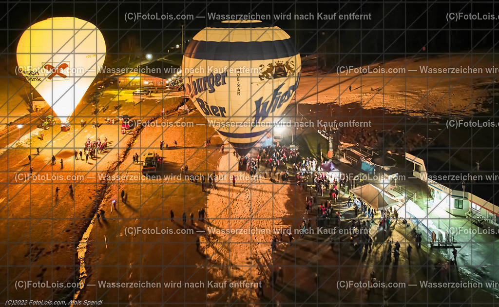 0309_Luftbild_Nacht der Ballone_Lackenhof | (C)FotoLois.com, Alois Spandl, Luftbild, 'Nacht der Ballone' des Ballonclub ÖTSCHERLAND in Lackenhof/Weitental, gemeinsame Veranstaltung mit Tourismusverband ÖTSCHER, Mi 28. Dezember 2022.
