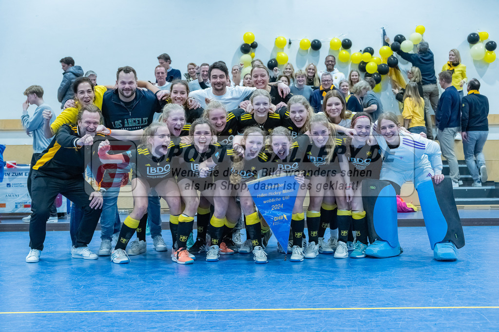 HK_20240303_109474 | Finale und Ehrungen Deutsche Meisterschaft WU16 am 3.3.2024 Hallo DHC, Düsseldorf ,