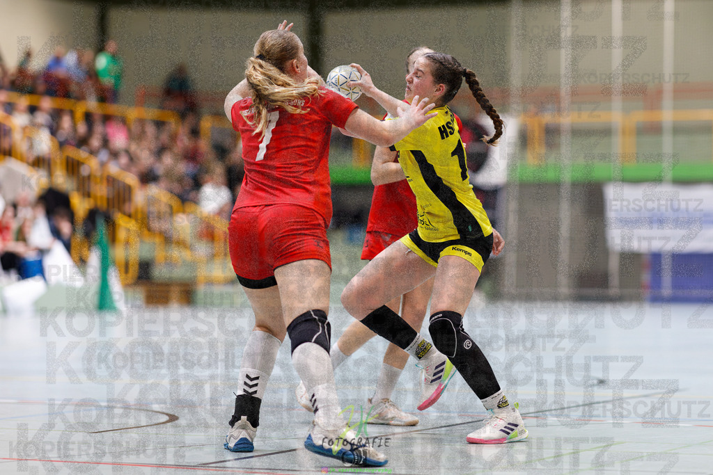 Hessenmeisterschaft wJC - Finale; HSG Kleenheim - HSG Weiterstadt/ Braunsh.Worf. | Hessenmeisterschaft wJC - Finale; HSG Kleenheim - HSG Weiterstadt/ Braunsh.Worf. am 22.03.2025 in Biedenkopf (Sporthalle Lahntalschule)Photo © 2025 - Jörg Heinrich - Realisiert mit Pictrs.com