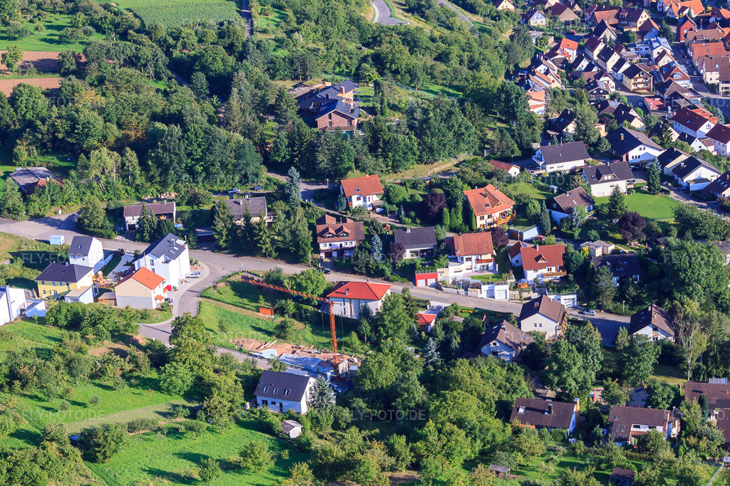 Luftbild: Am Keulebuckel im Ortsteil Ellmendingen in Keltern im Bundesland Baden-Württemberg in Deutschland. Foto: IMG_32505.jpg vom 21.08.2010 durch Werner Riehm/FLY-FOTO.de