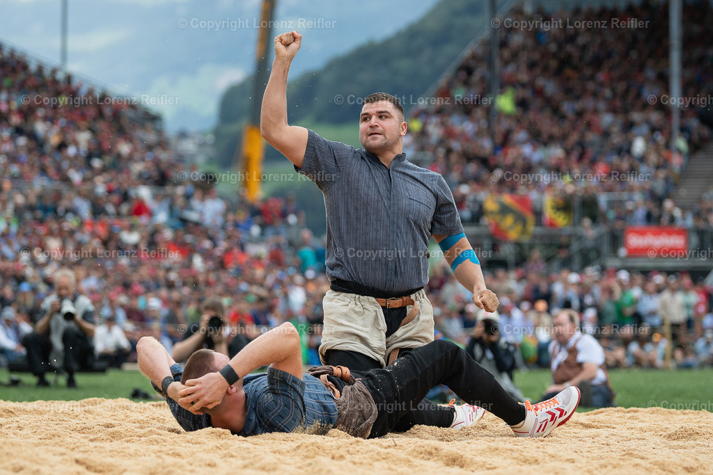 Schwingen -  ESAF Samstag 2025 | Mollis, 30.8.25, Schwingen - ESAF Samstag.