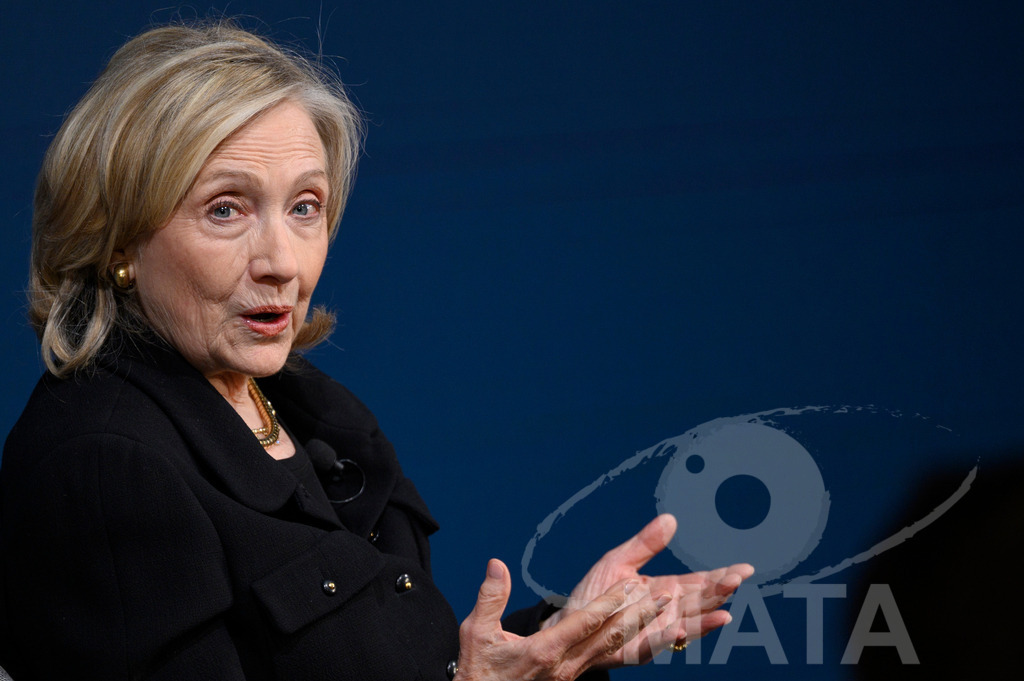 _DWI3023 | Die US-Politikerin Hillary Clinton auf der Veranstaltung Bridging Scholarship and Statecraft im Rahmen der Münchner Sicherheitskonferenz 2026. München, 13.02.2026 Bayern Deutschland  - Realisiert mit Pictrs.com